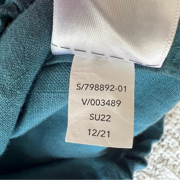 Athleta Linen Borealis Wrap Tie Top - Picture 4 of 7